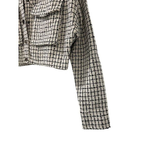 Windsor Chic Sophistication Tweed Cropped Jacket NWT Small (Sold Out Online) $52 - Picture 8 of 14